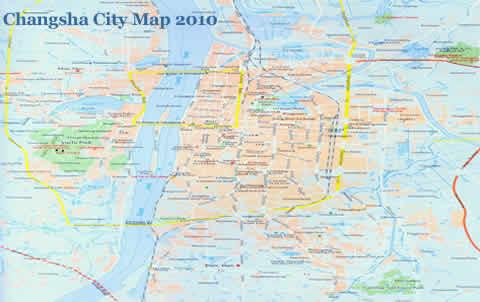 Changsha city map