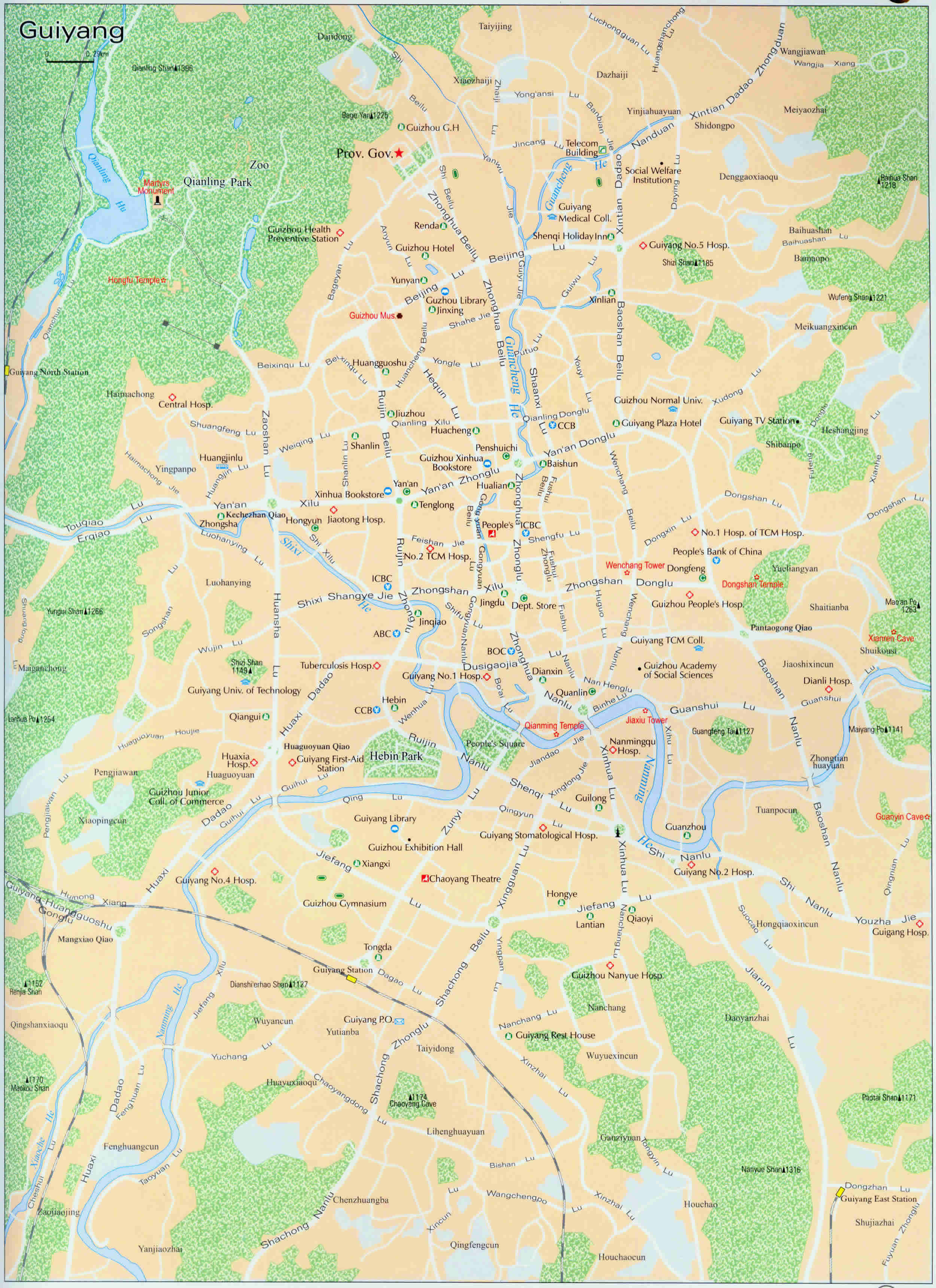 Guiyang city map